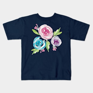 Flowers watercolor Kids T-Shirt